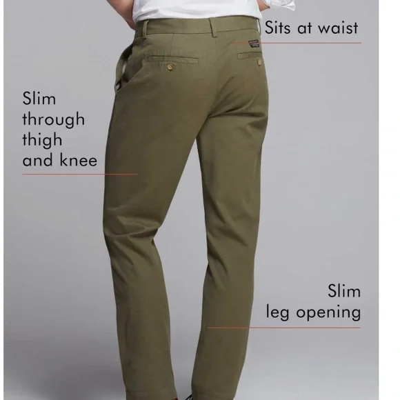 Men’s Banana Republic stormy blue Aiden Slim Fit chinos. Size 30x32, never worn. - Picture 2 of 4